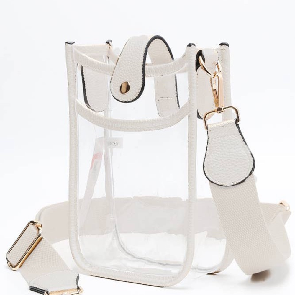 Clear Stadium Bag l Crossbody Purse for Concerts, Sports Games, Festivals